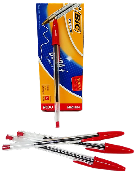 BOLIGRAFO PUNTO MEDIANO ROJO