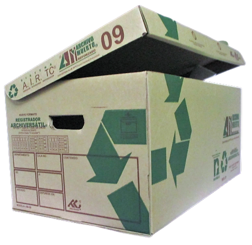 CAJA PARA ARCHIVO OFICIO LARGA TODO DE CARTON