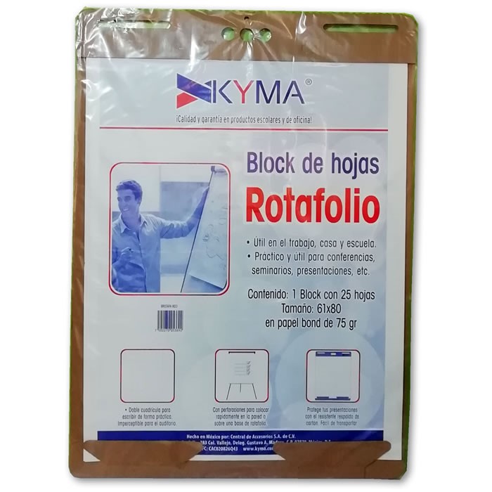 BLOCK ROTAFOLIO KYMA BLANCO