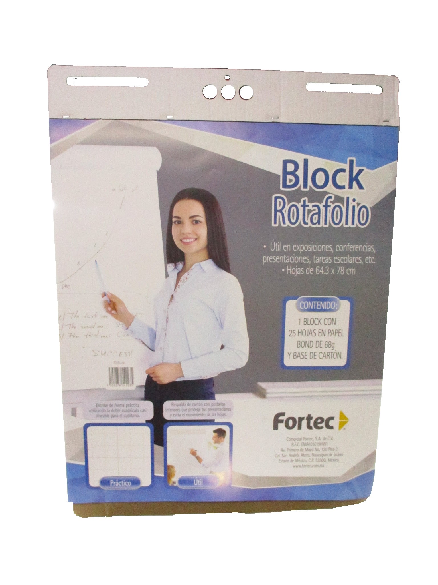 BLOCK ROTAFOLIO CUADRO 5MM