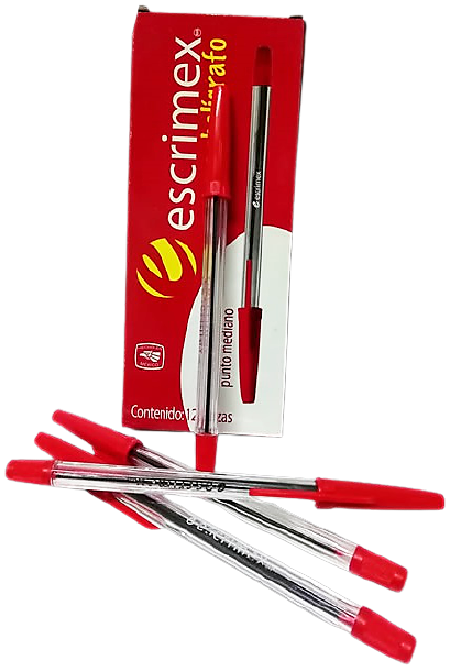 BOLIGRAFO PUNTO MEDIANO ROJO
