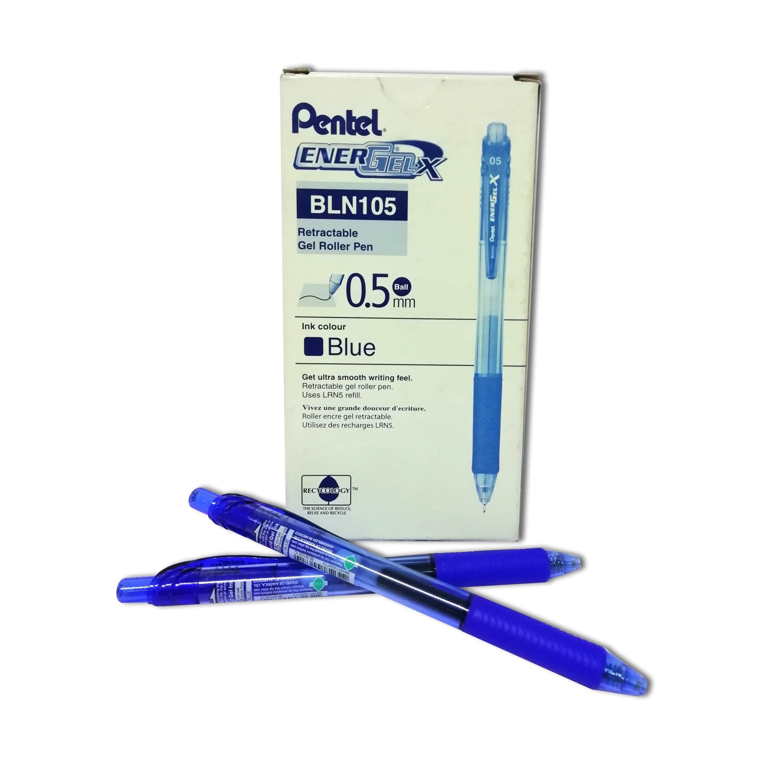BOLIGRAFO ENERGEL X RETRACTIL AZUL