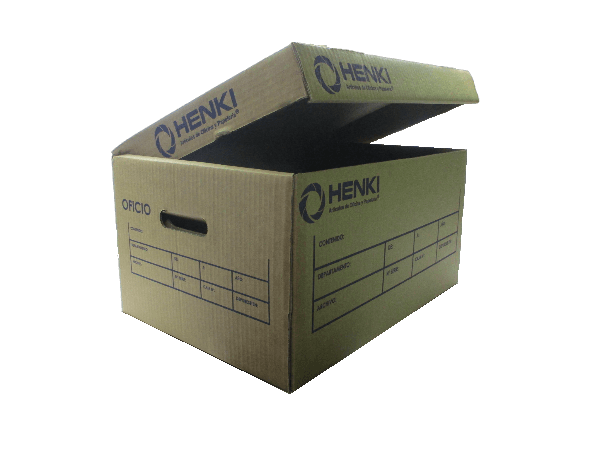 CAJA PARA ARCHIVO MUERTO HENKI TAMAÑO OFICIO