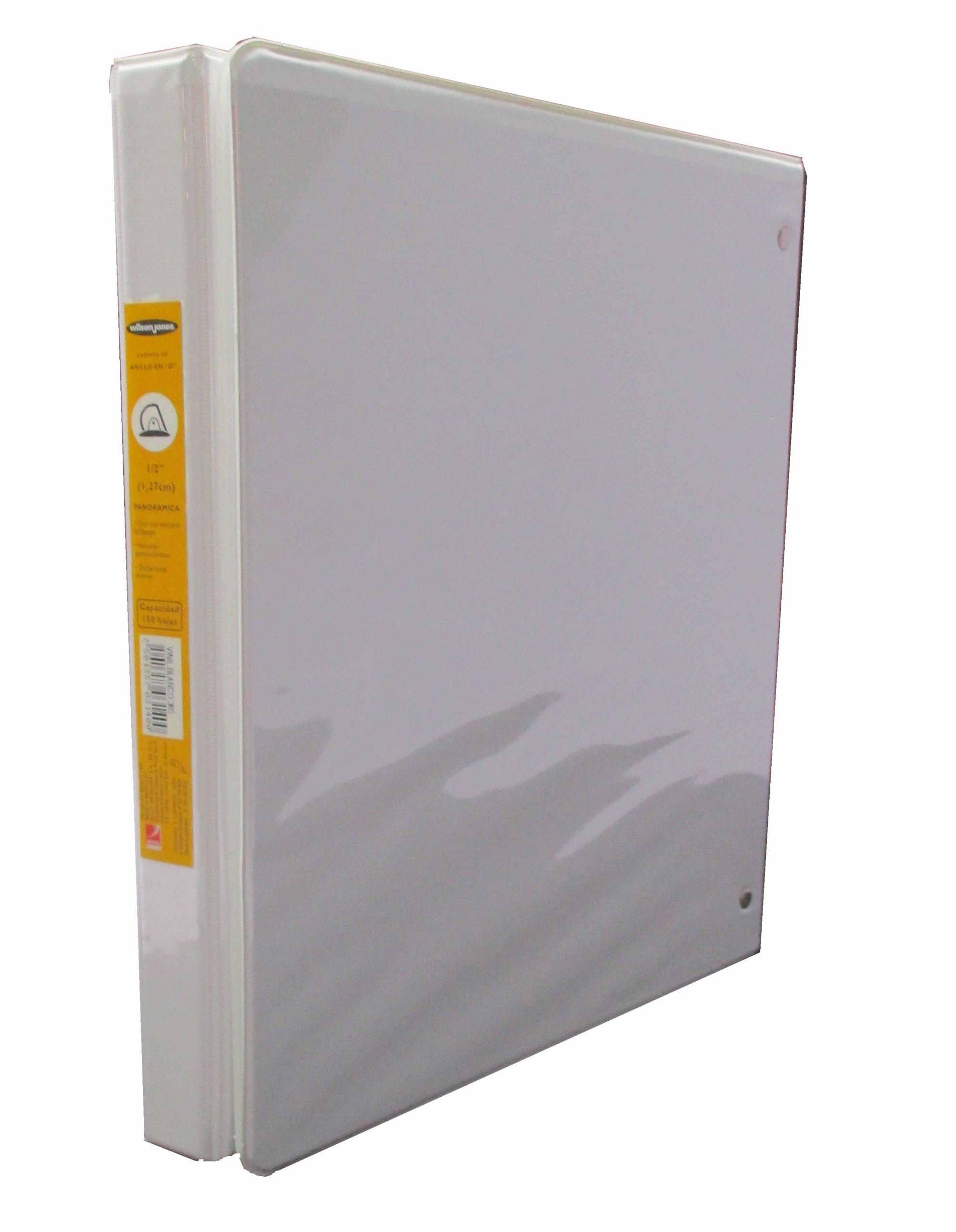 CARPETA BLANCA PANORAMICA ACCO T/CARTA HERRAJE D 1/2 PULGADA