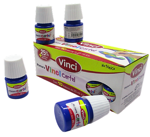 PINTURA VINCI 25ML COLOR AZUL COBALTO