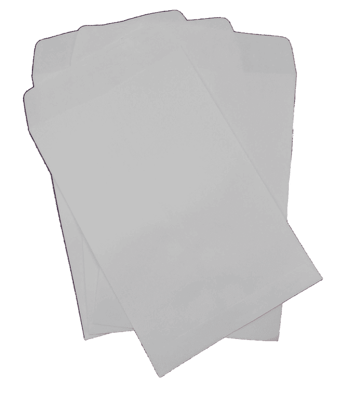 SOBRE BOLSA SOLAPA ENGOMADA BLANCO ESQUELA