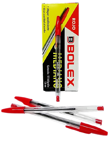 BOLIGRAFO PUNTO MEDIANO ROJO