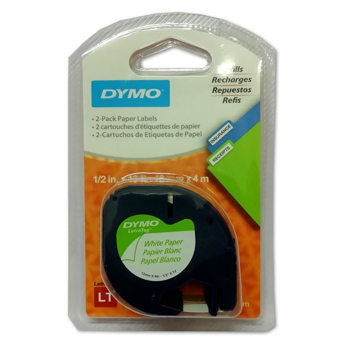CINTA PARA ROTULADOR DYMO LETRA TAG 10697