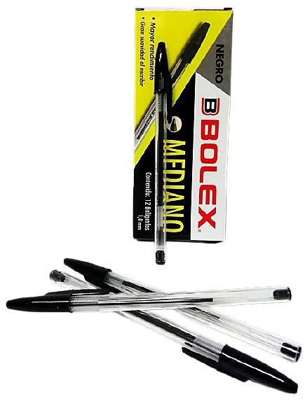 BOLIGRAFO PUNTO MEDIANO NEGRO