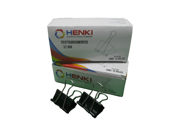 SUJETADOCUMENTOS 32 MM HENKI