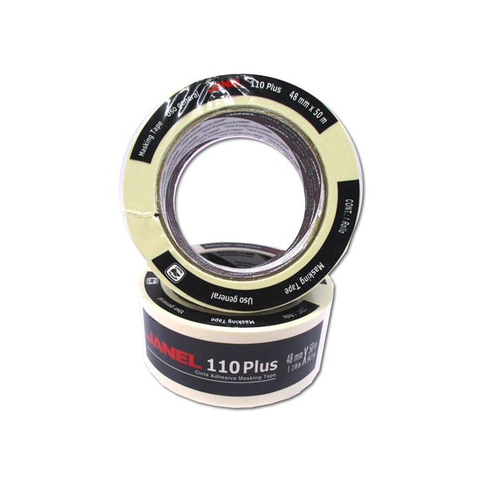 CINTA MASKING TAPE JANEL MODELO 110 PLUS 48 MM X 50 MTS