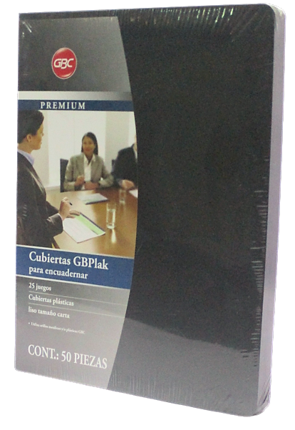 CUBIERTA PLASTICA GBPLAK PREMIUM NEGRA CON 50 PIEZAS